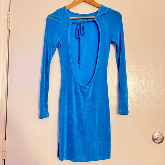 NWT Lioness Montanna mini dress blue - Picture 5 of 10